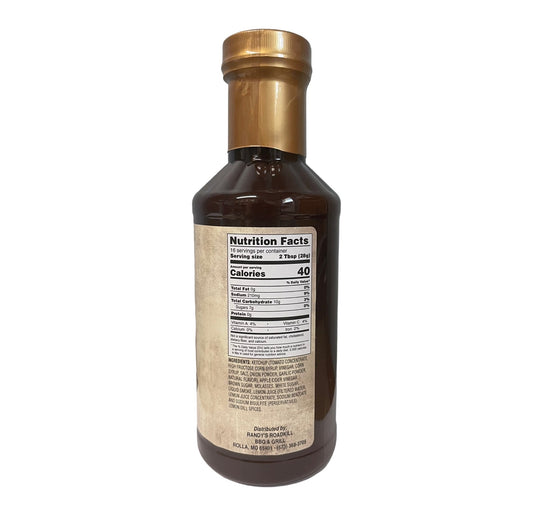 Randy's Original BBQ Sauce, 16oz